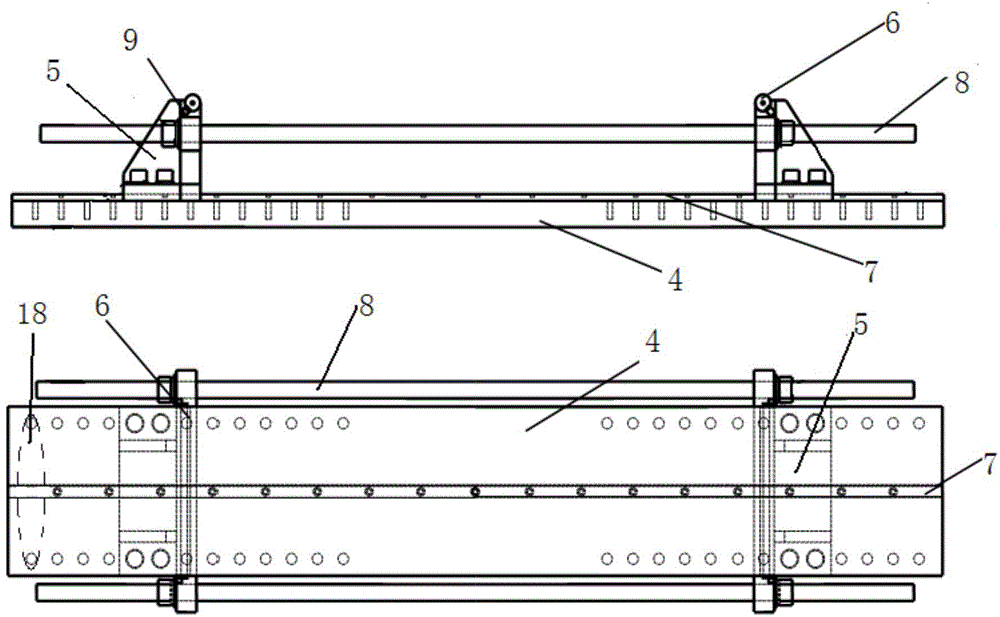 Four-point bending test clamp