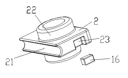 Structure of electric power sensor matched with rear fork of bicycle