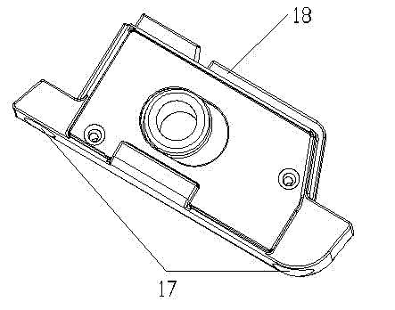 Structure of electric power sensor matched with rear fork of bicycle