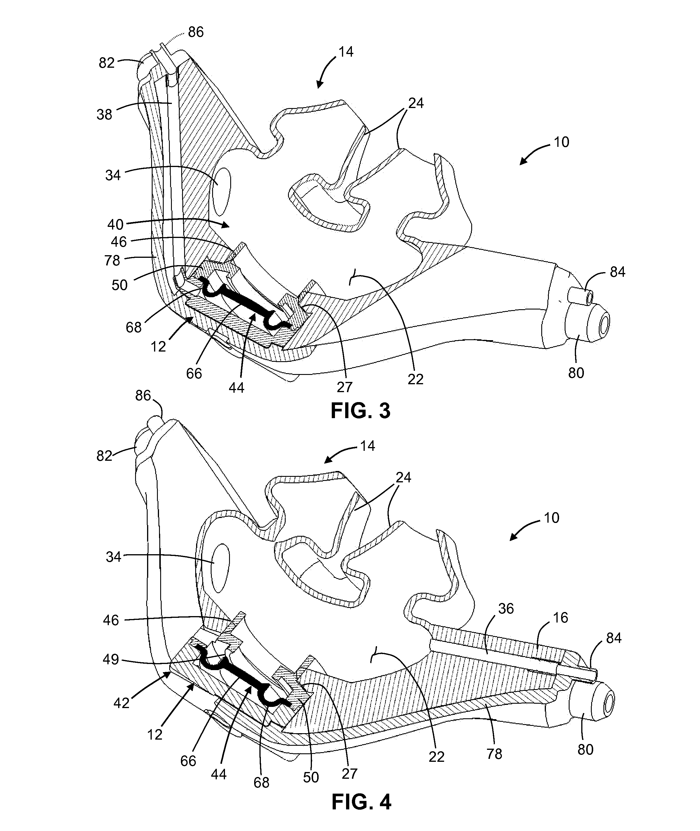 Ventilation mask with integrated piloted exhalation valve