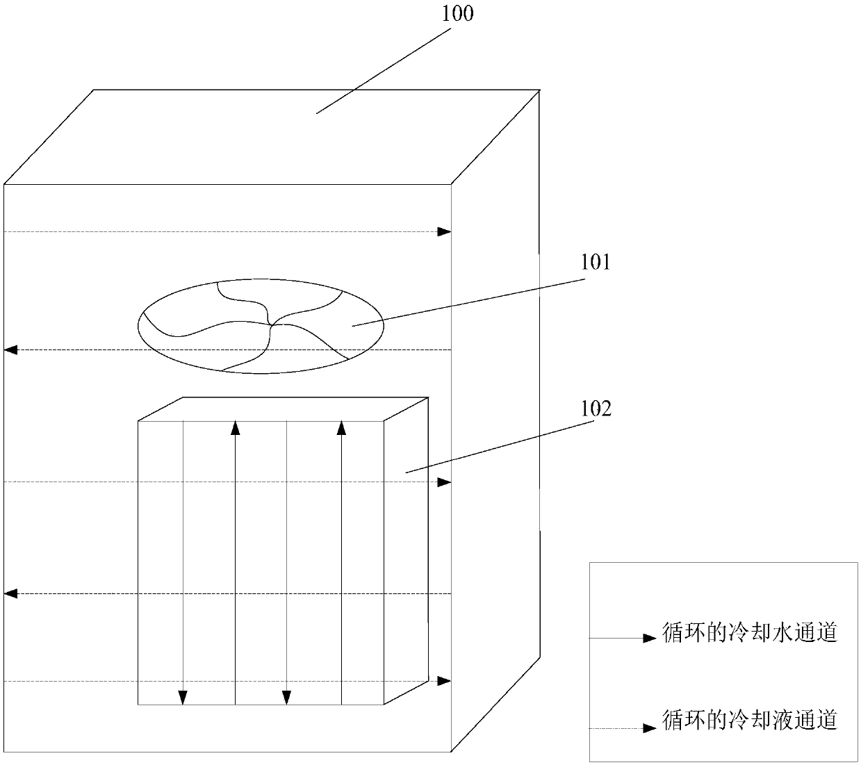 Data center cooling system and data center