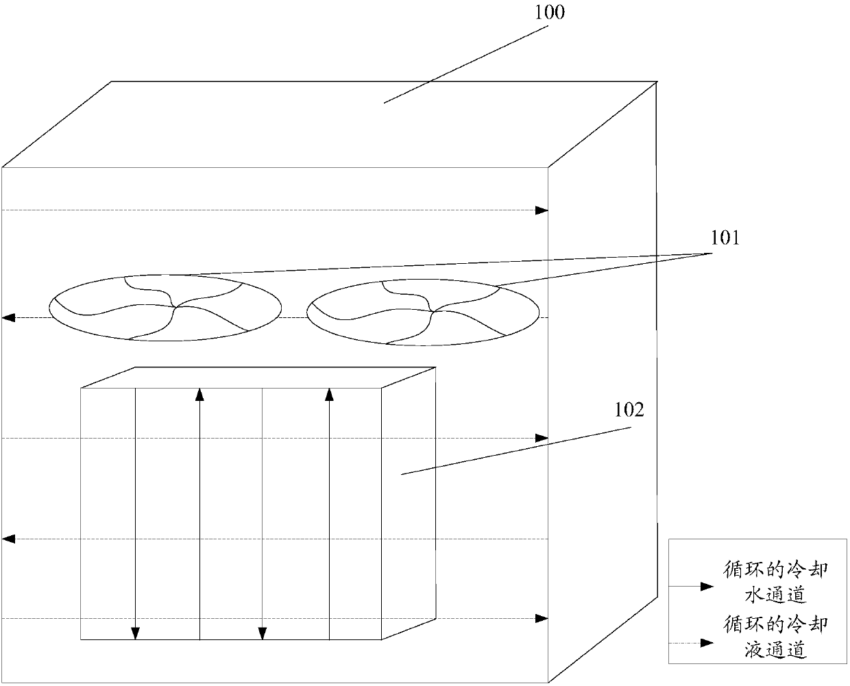 Data center cooling system and data center