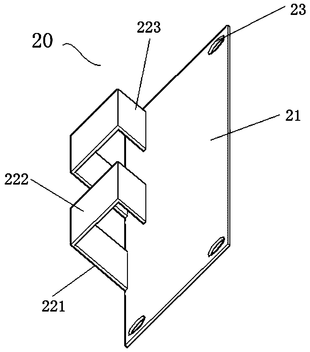 Sloping roof M type splicing grout blocking steel plate and construction method thereof