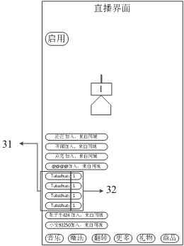 Live broadcast interaction method and device and electronic device