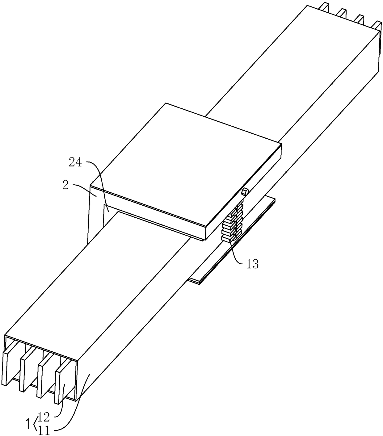 Turning angle-adjustable bus duct