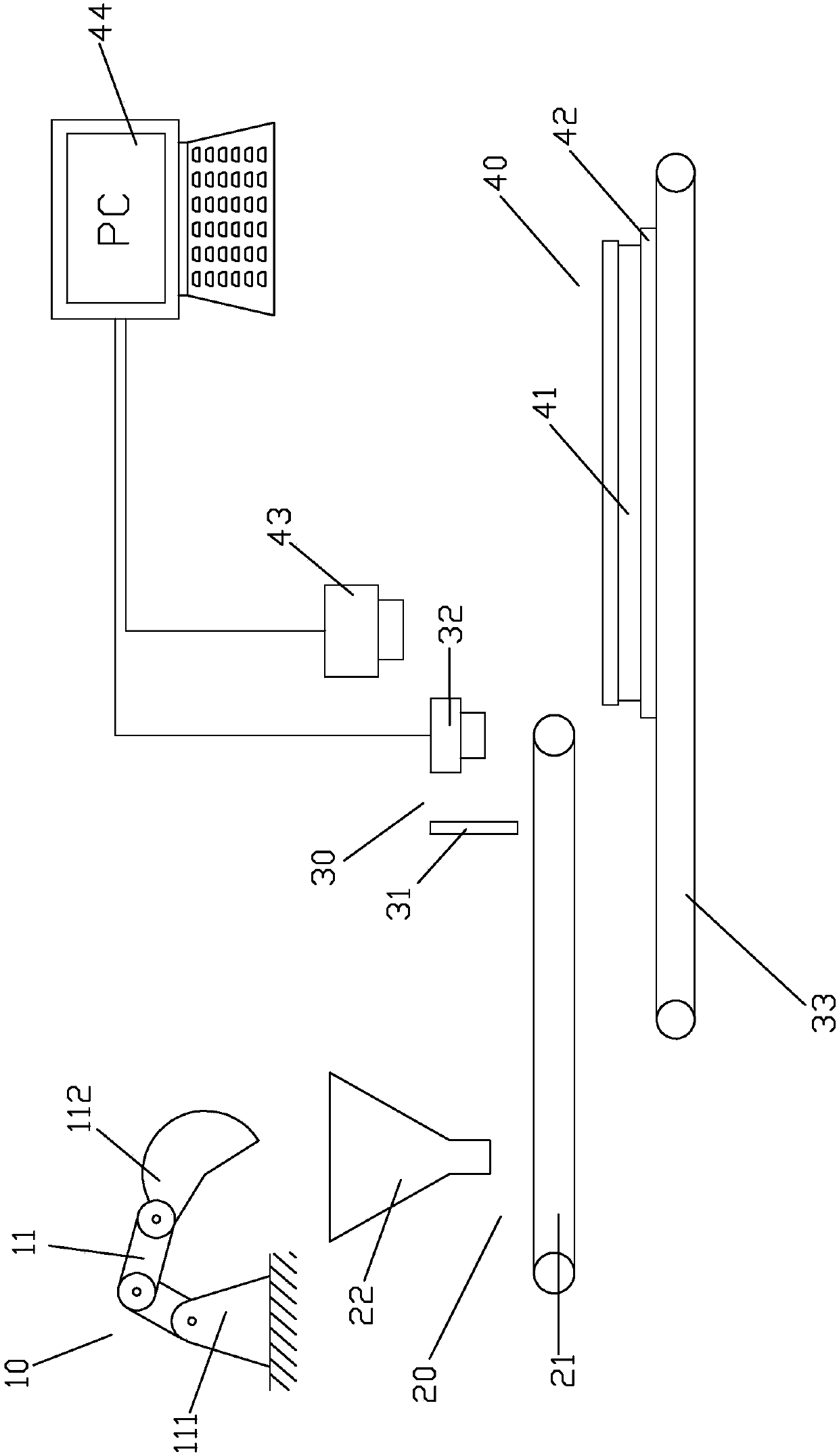 On-line aggregate monitoring device