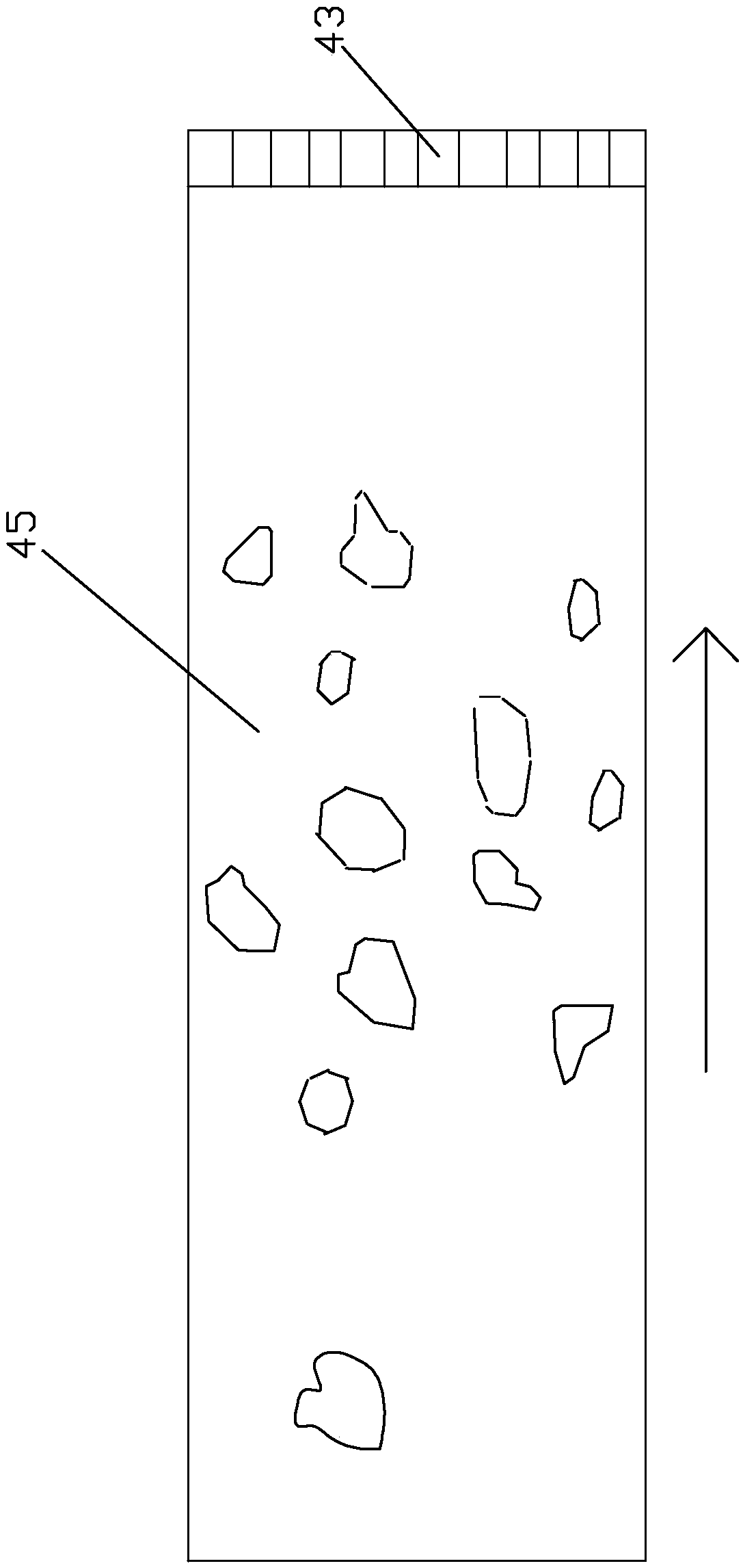 On-line aggregate monitoring device