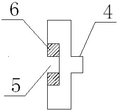 Novel anti-windage heavy hammer sheet and anti-windage heavy hammer device