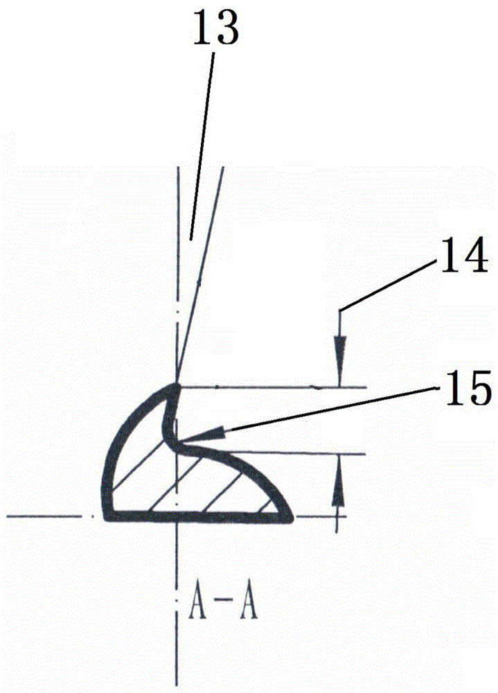 Computer numerical control (CNC) milling cutter with four teeth