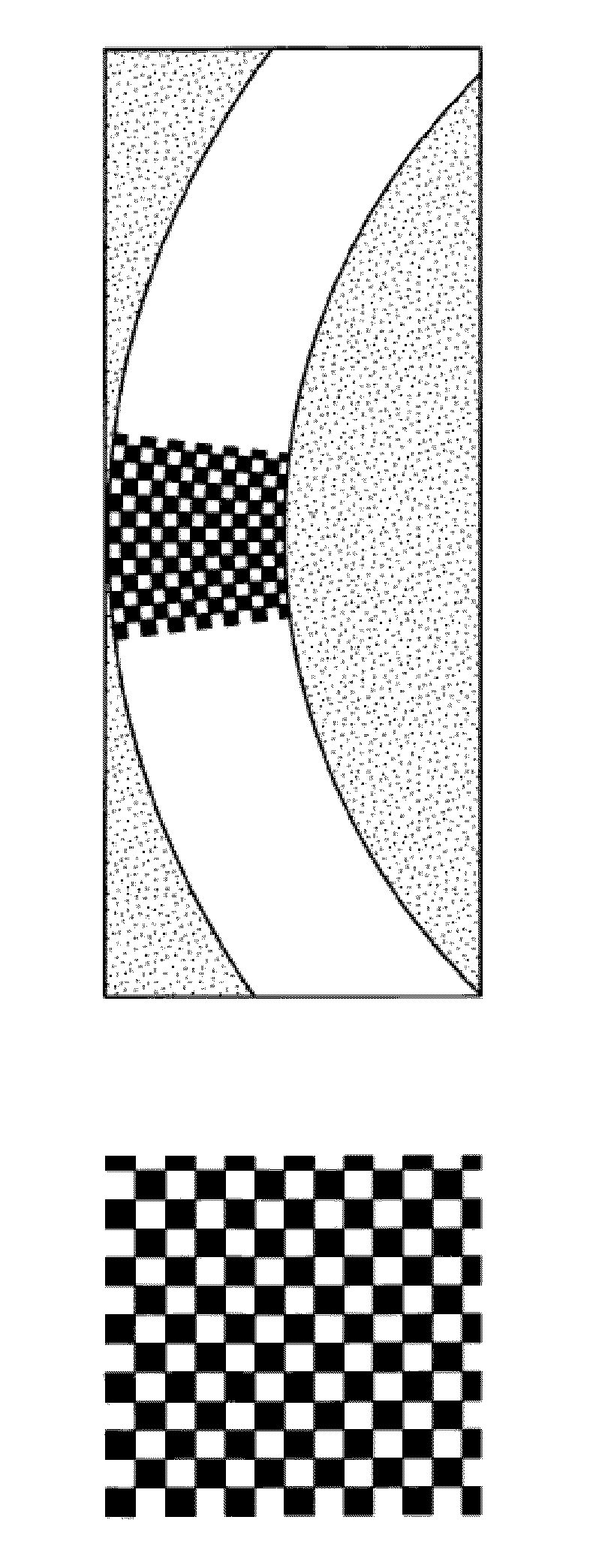 Test element having an optical data storage, device for reading the optical data storage of the test element and measuring system thereof