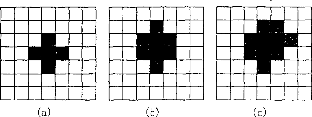 Medical image segmentation method based on horizontal collection and watershed method