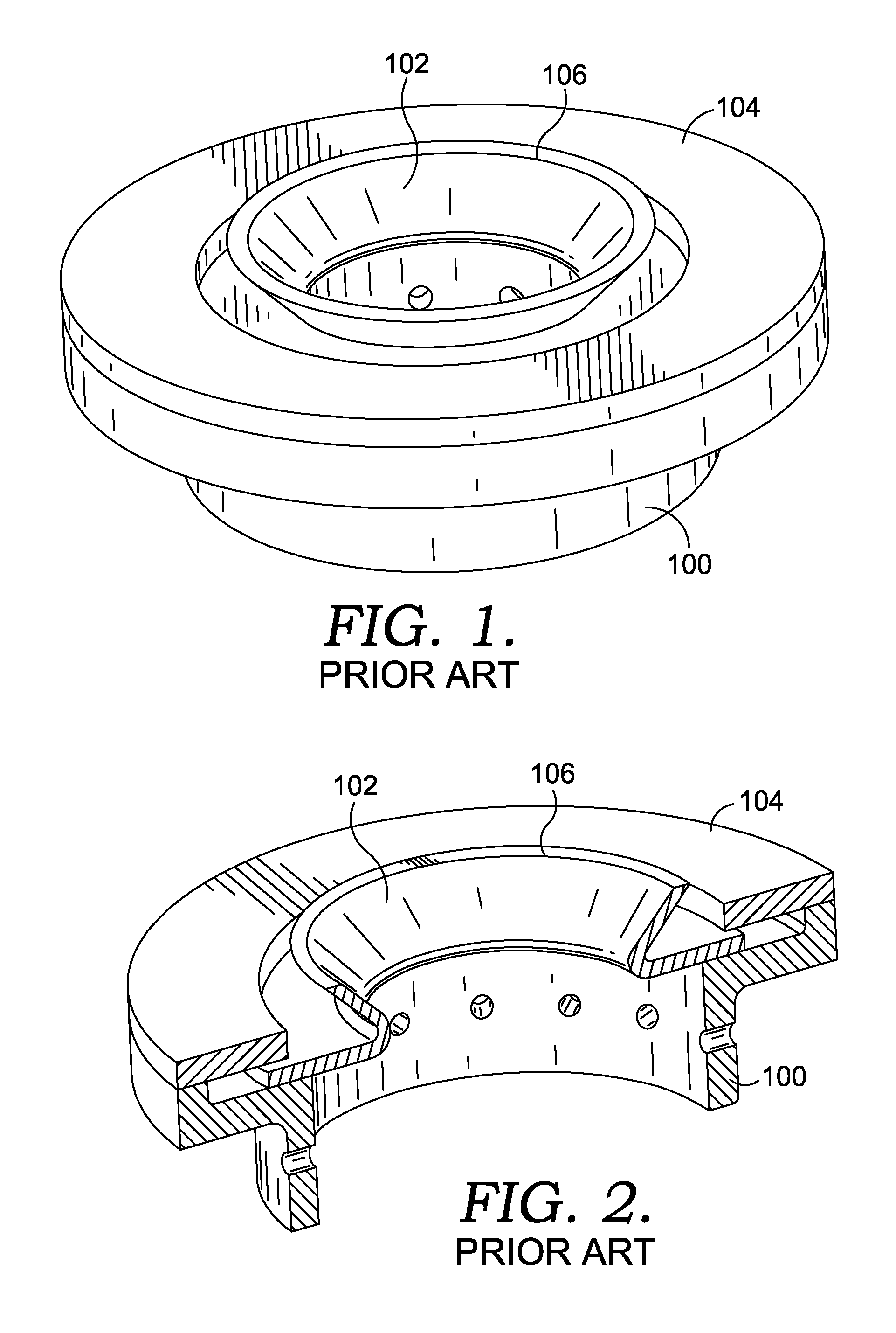 Retaining collar for a gas turbine combustion liner