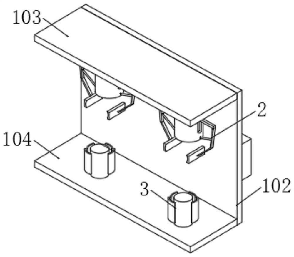 Saddle electrophoresis clamping device