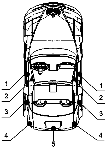 An automobile door opening anti-collision system