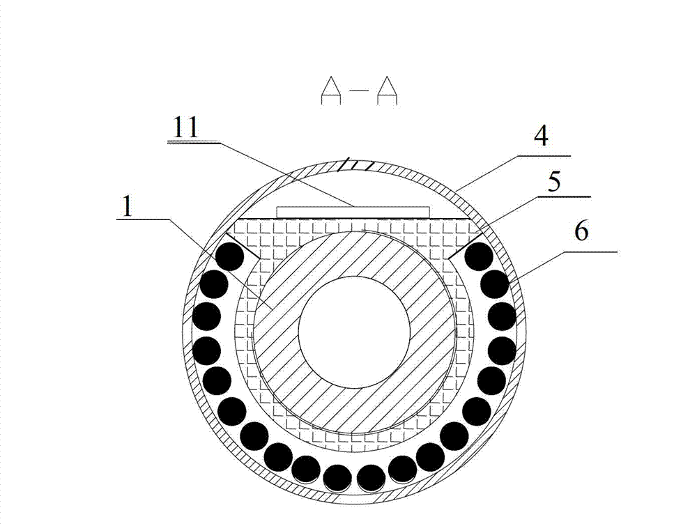 Well drilling information acoustic wave transmission relay device based on drilling string information channel