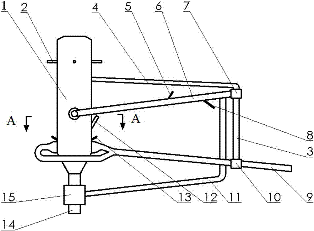 Coal gasification and reburning efficient denitrification system for cement decomposing furnace by high-temperature triple air