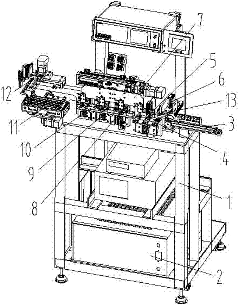 Chip resistor detecting sorting machine