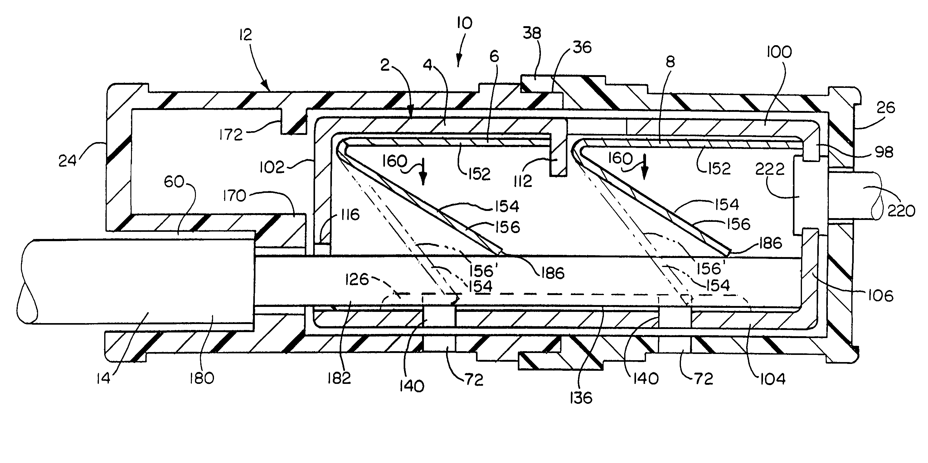 Electrical connector with improved locking means