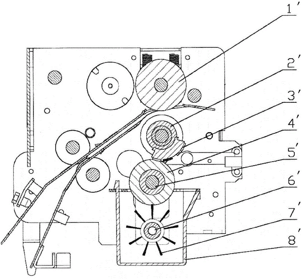 Stamp-pad ink mechanism and rolling printing stamping device with stamp-pad ink mechanism