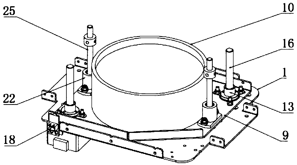 Screw motor zoom control device of stage lamp