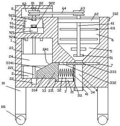 Coating matching device