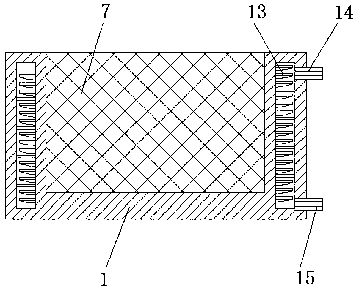 Aluminum material melting furnace