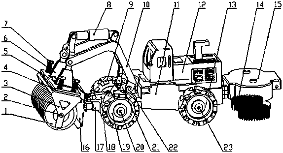 A multifunctional ice-breaking snowplow