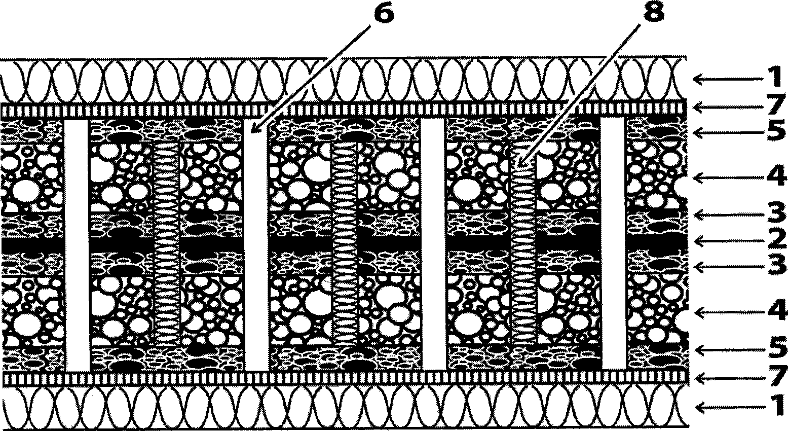 Bed mattress structure