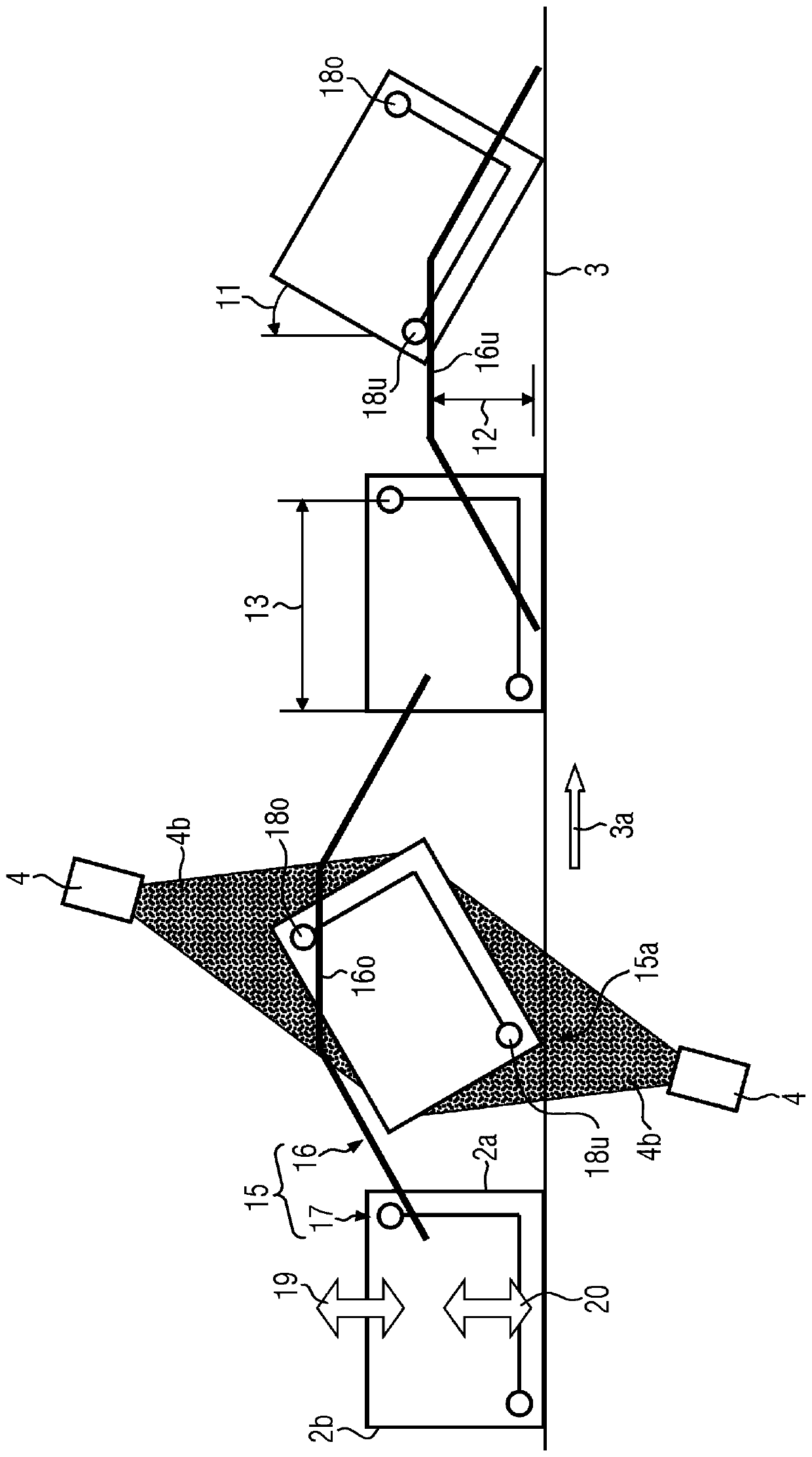 Box washing machine for bottle crates and method for cleaning bottle crates