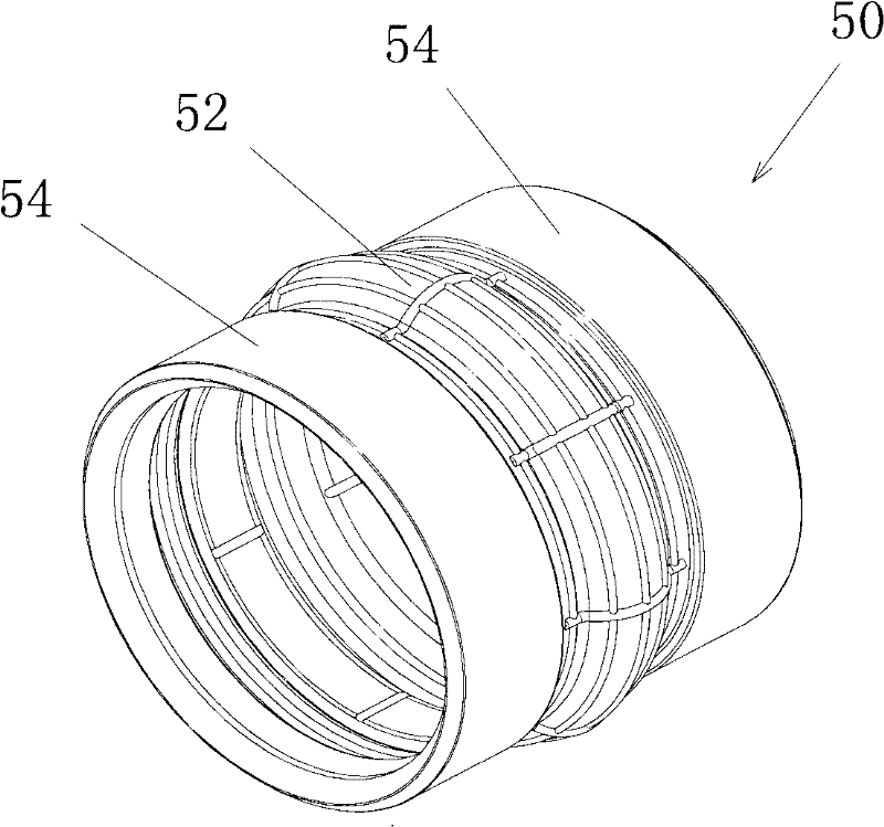 Damping and sealing tube joint