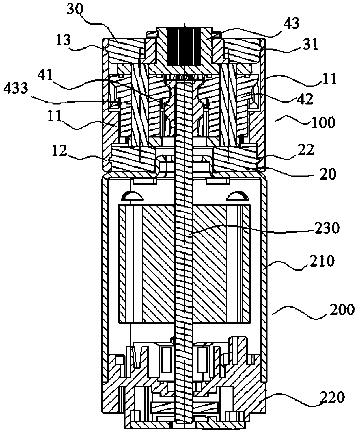 Reduction gearbox and reduction motor