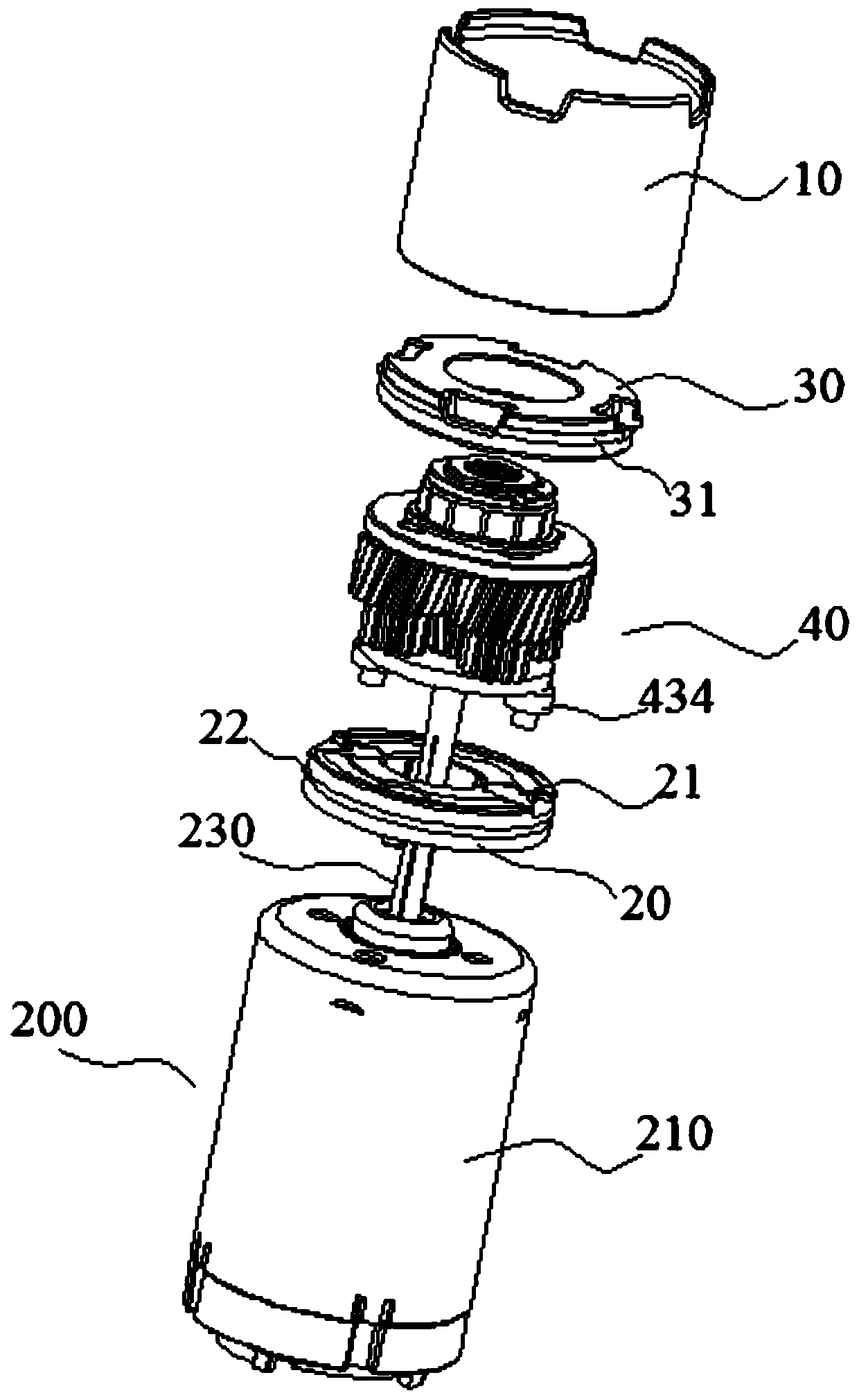 Reduction gearbox and reduction motor