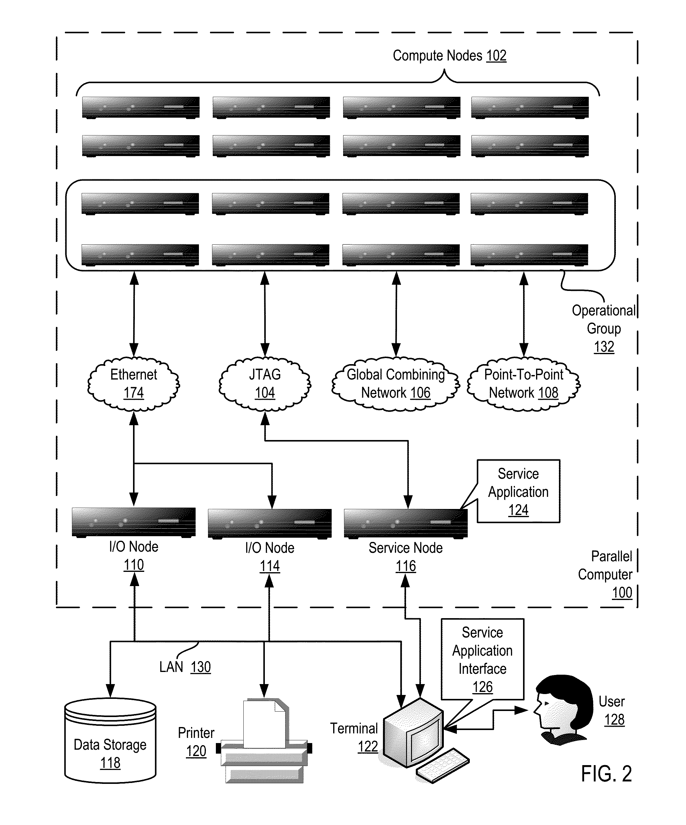 Administering virtual machines in a distributed computing environment