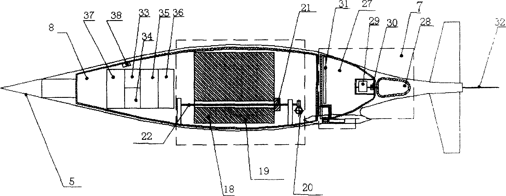 Buoyancy and propellor dual-driving-mode long-distance autonomous underwater robot