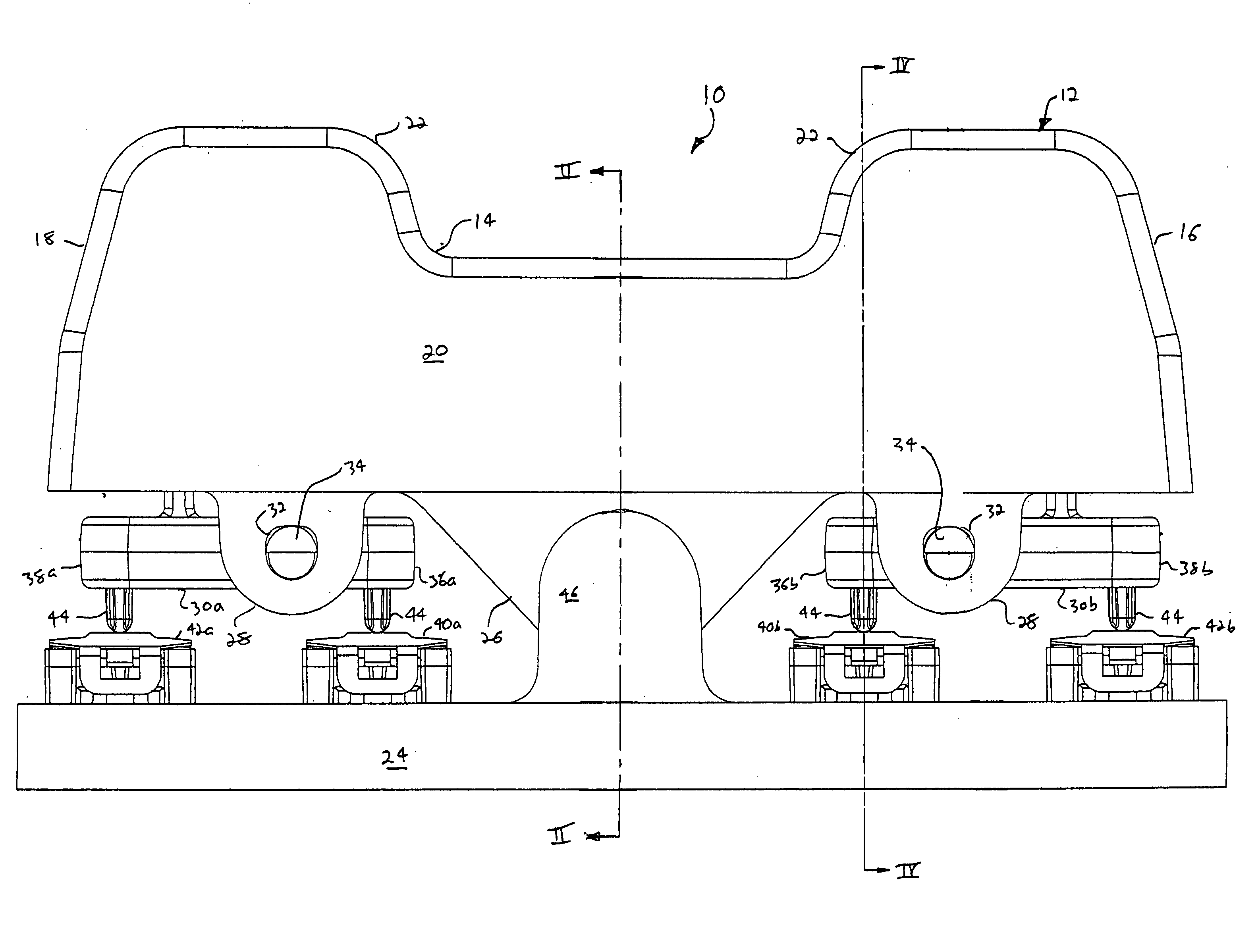 Multiple detent switch