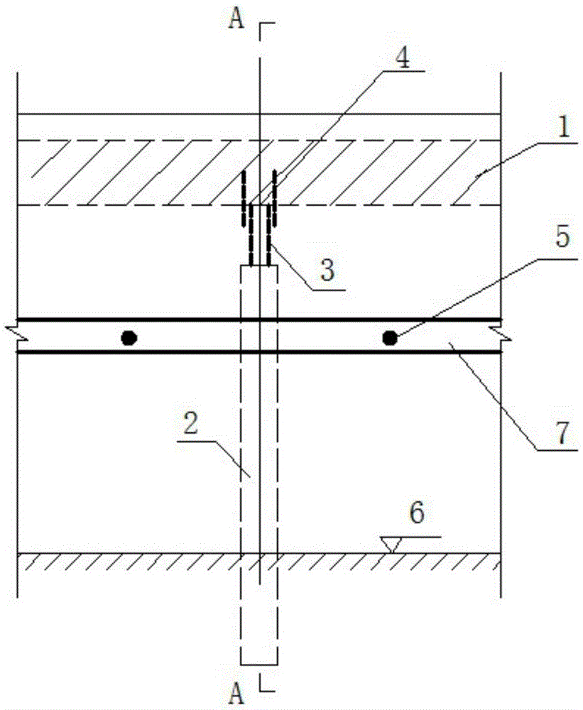 A kind of steel pipe support pile and anchor pole deep foundation pit support structure and its construction method