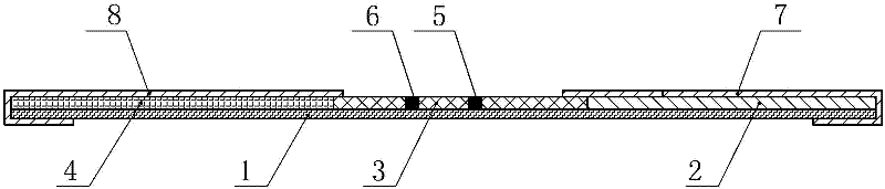 Constant-temperature amplification method of double-labeled nucleic acid and detection test strip