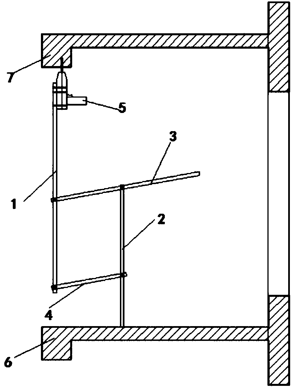 Electric drill support for upward position drilling for cantilever slab, and use method thereof