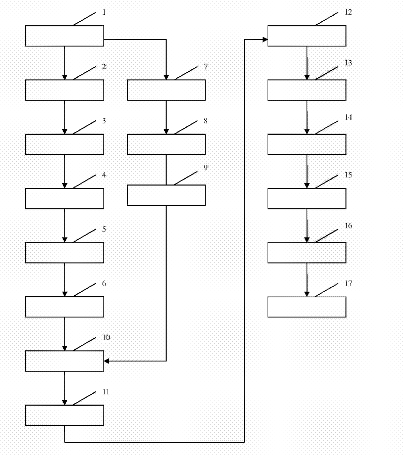 Method for producing color intrigue blue-and-white ceramic tile