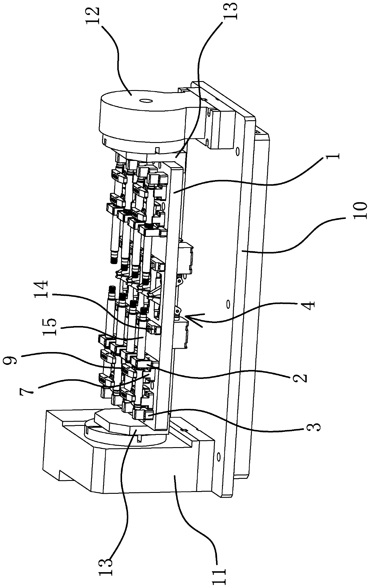 Clamping tool for drilling drive shaft