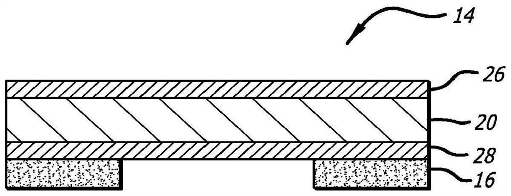 Multilayer pzt microactuator with a polarized but passive pzt-confined layer