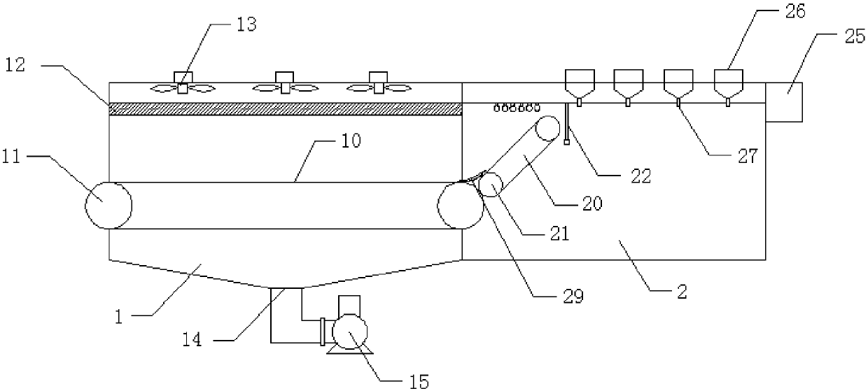 Rapid drying processing device for clothes processing