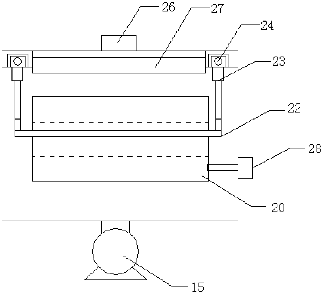 Rapid drying processing device for clothes processing