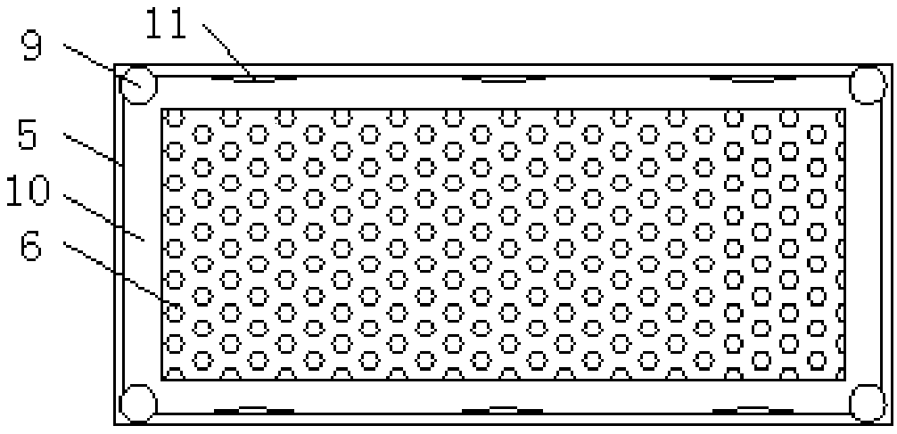 Agricultural seedling raising tray