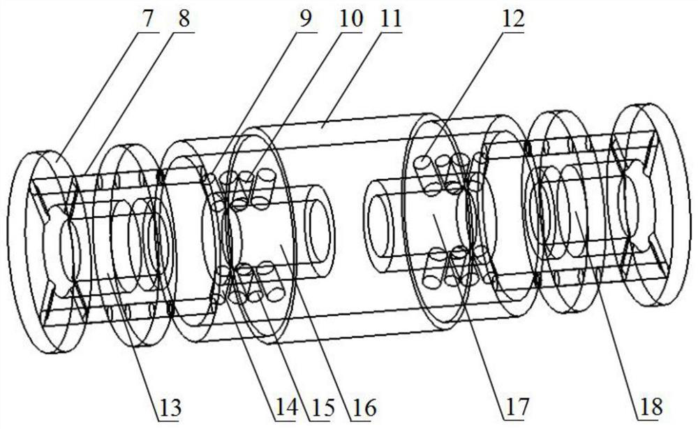 A coaxial four-cylinder four-stroke free-piston generator