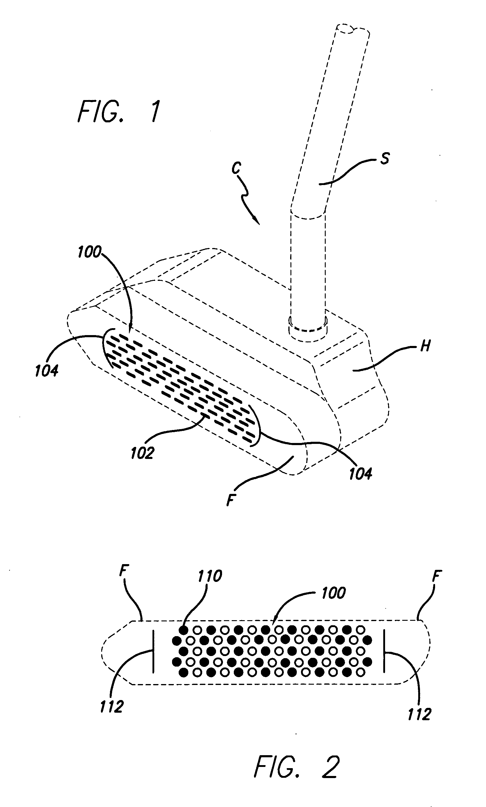 Golf club head having intermittent grooves with filled polymer