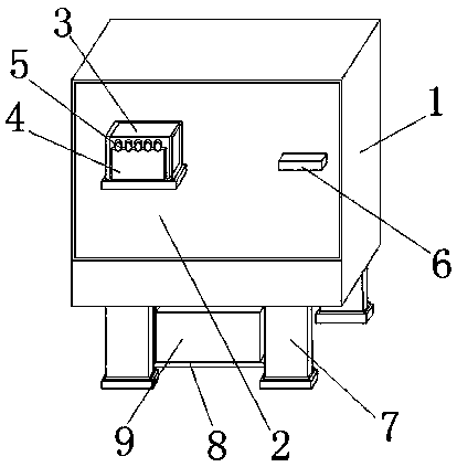 Cleaning device for medical experimental equipment