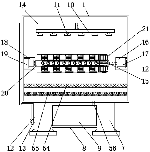 Cleaning device for medical experimental equipment