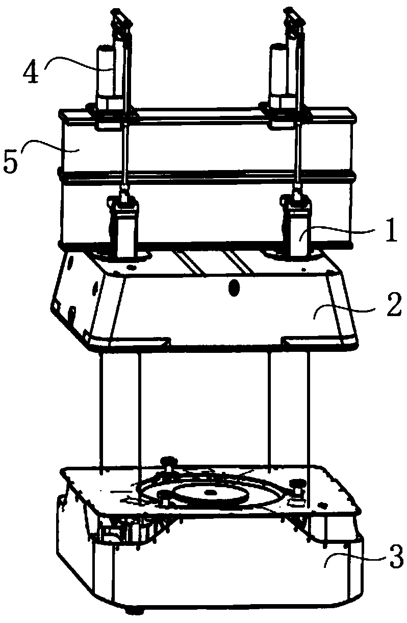 Walking mechanism of air shuttle vehicle