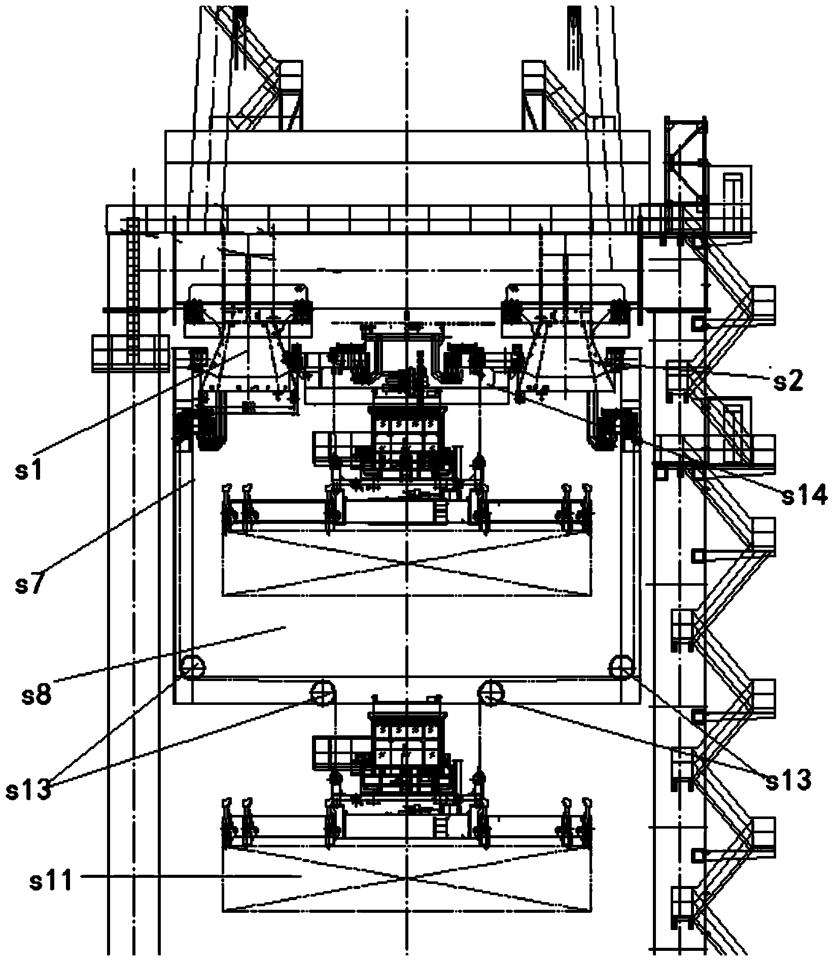 Novel lower trolley system